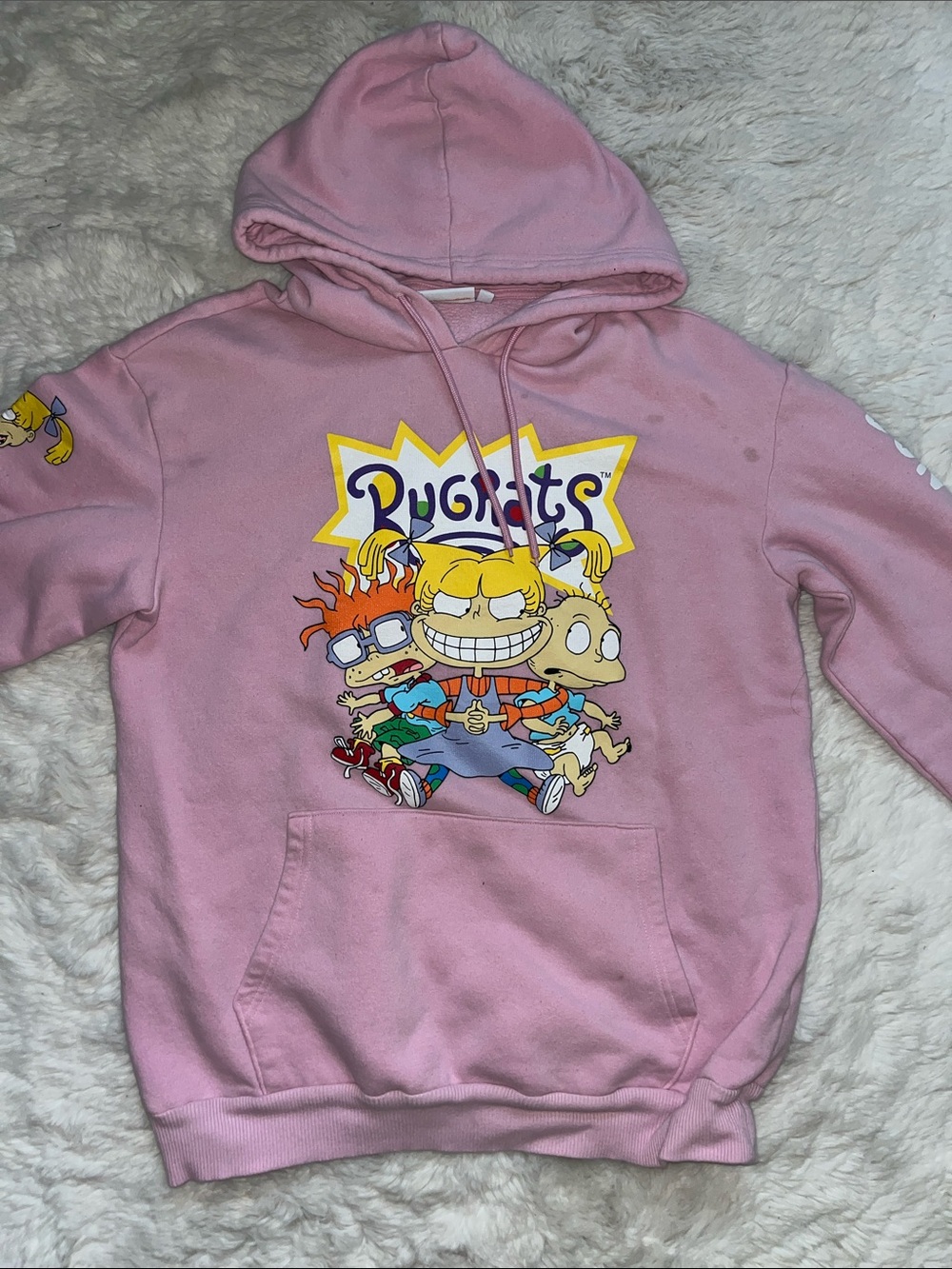 Nickelodeon Rugrats Pink Graphic Hoodie
